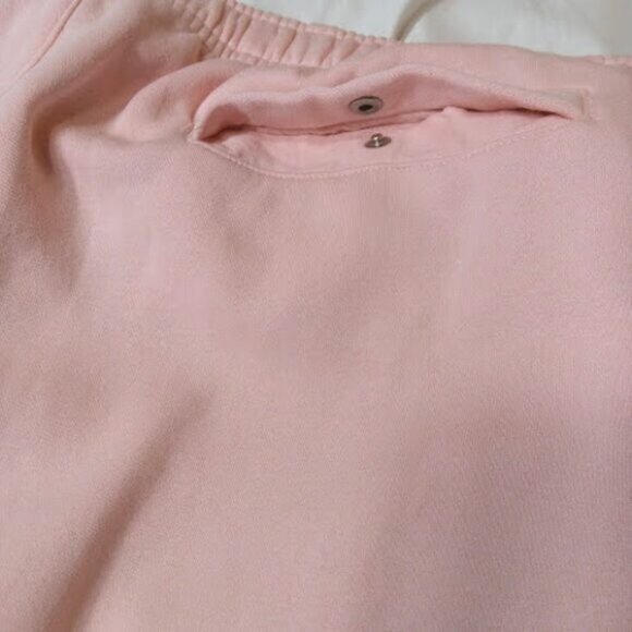 NIKE Pastel Pink Soft Fleece Joggers Athleisure Streetwear Unisex Loungewear XXL - Picture 4 of 10